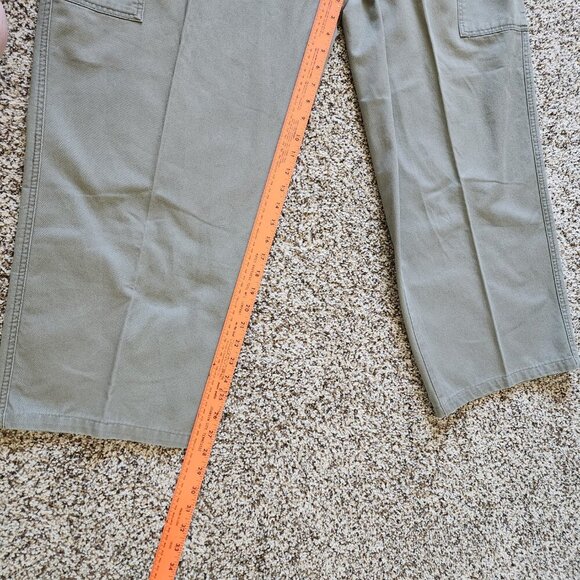 Vintage Polo Jeans Co Ralph Lauren Cargo Pants Mens 40X28 Gray Utility Y2K - Picture 4 of 6